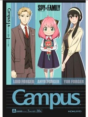 SPY×FAMILY Blue Campus Notebook